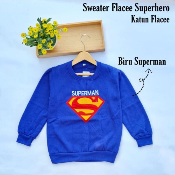 Sweater Fleece Superhero