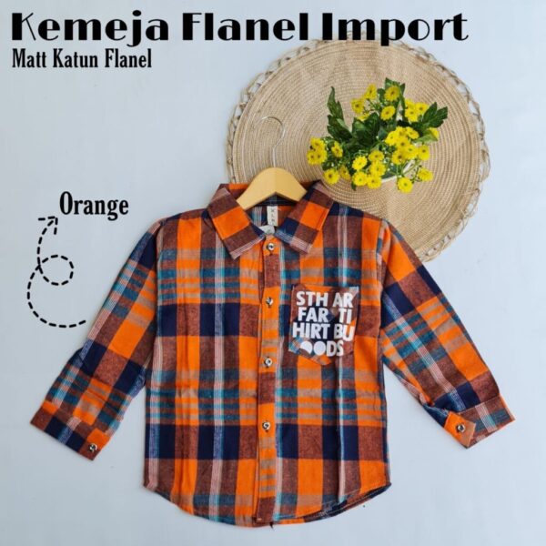 Kemeja Flanel Import