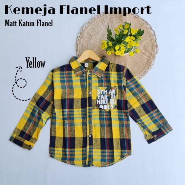 Kemeja Flanel Import