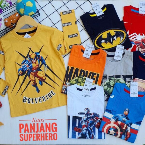 Kaos Panjang Superhero