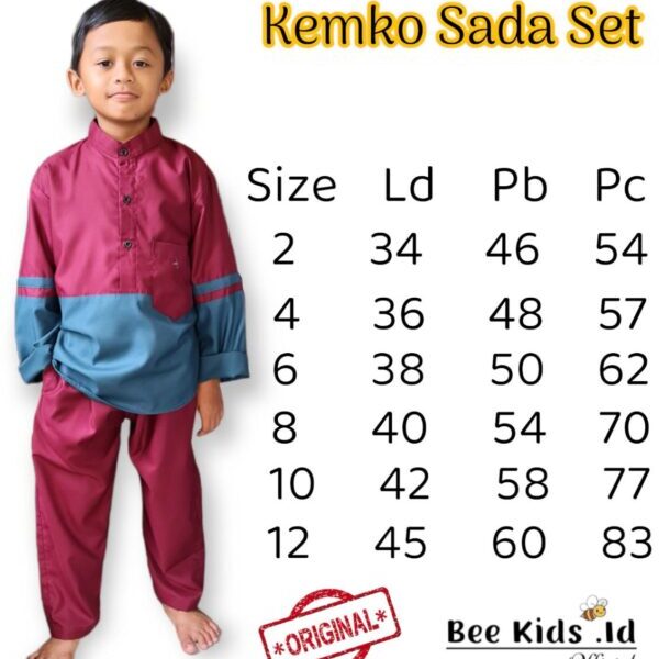 Kemko Sada Set By. Bee Kids.Id