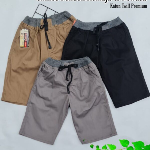 Chinos Pendek Remaja & Dewasa