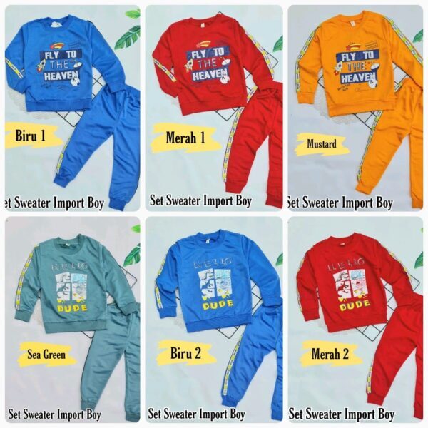 Setelan Sweater Import "BOY"