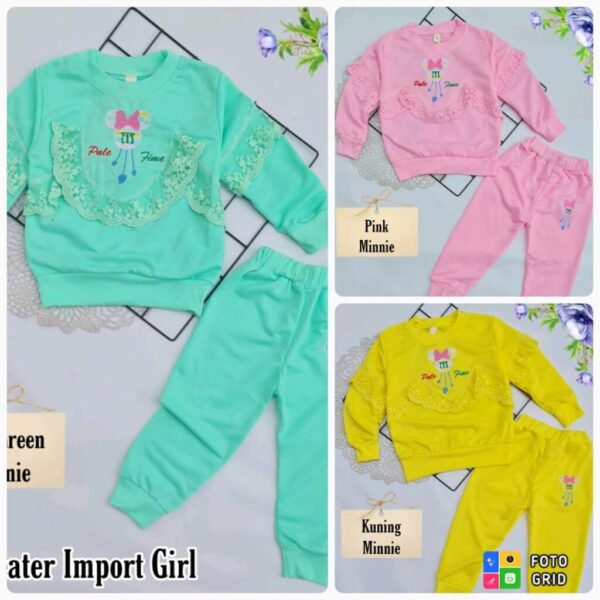 Setelan Sweater Import "Girl"