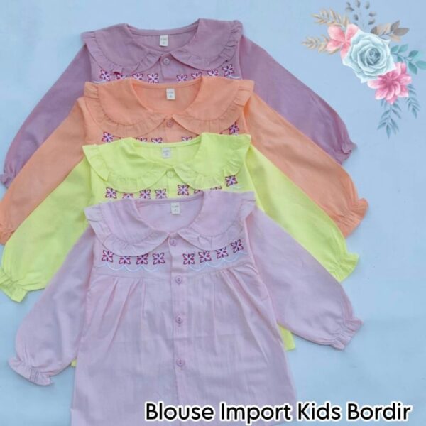 Blouse Kids Import Bordir