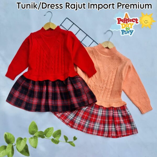 Tunik/Dress Rajut Import Premium