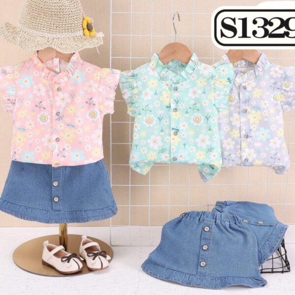 Set Blouse Jeans Import