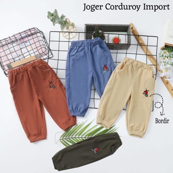 Jogger Corduroy Import Boy