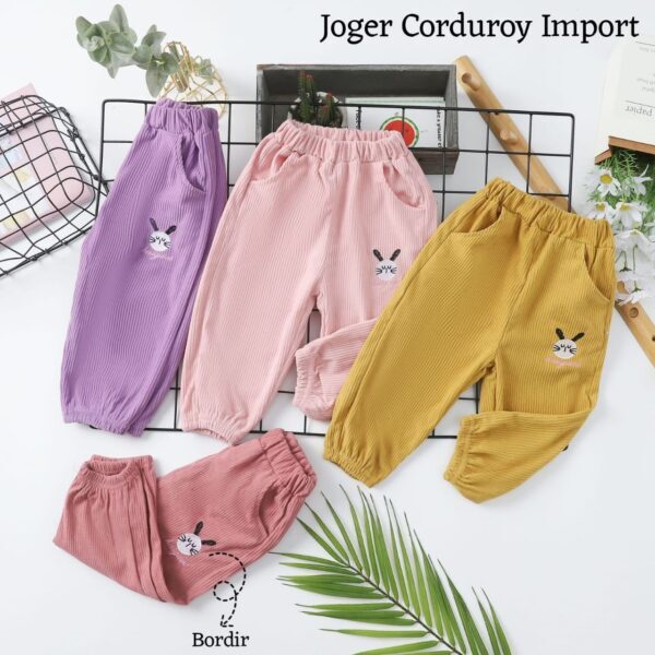 Jogger Corduroy Import Girl