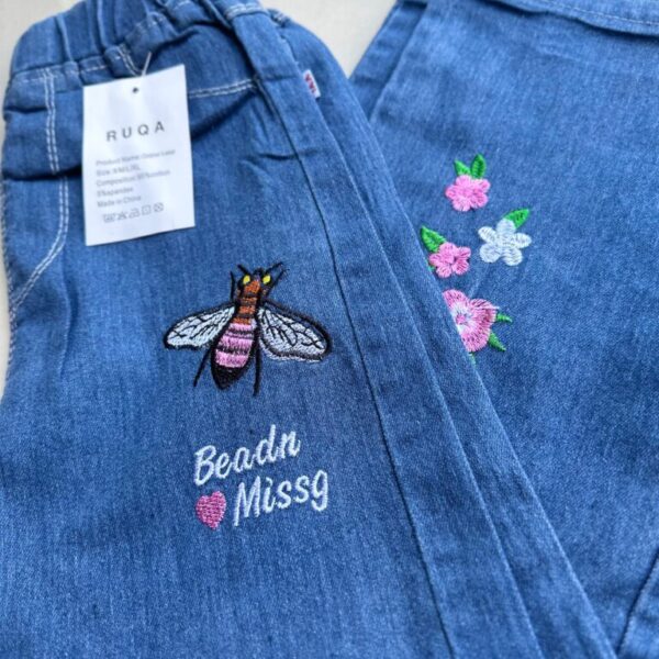 Kulot Jeans Import Bordir