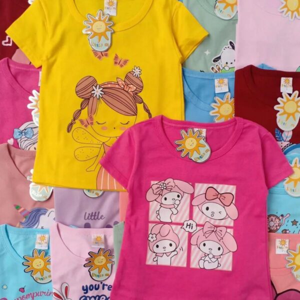 Kaos Pendek Little M Girl