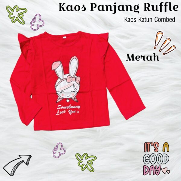KAOS PANJANG RUFFLE