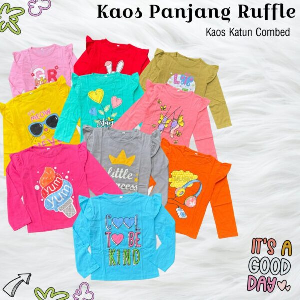 KAOS PANJANG RUFFLE
