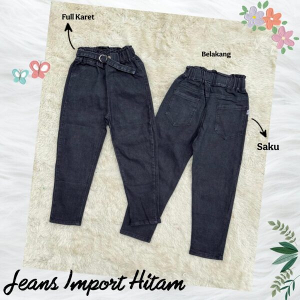 JEANS IMPORT HITAM