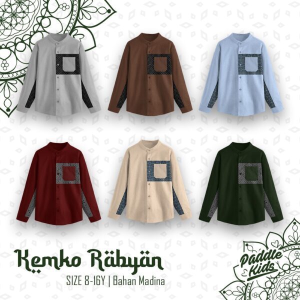 KEMEJA KOKO (KEMKO) RABYAN PADDLEKIDS
